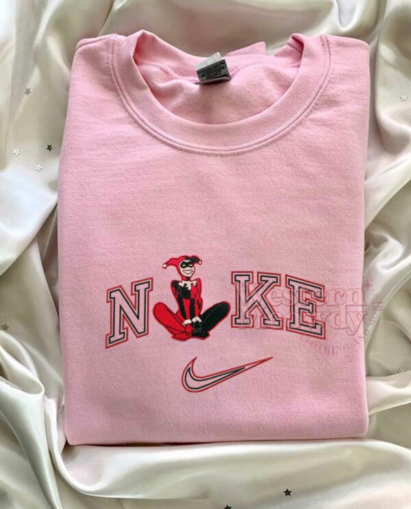 Harley Quinn Joker Embroidered Sweatshirt