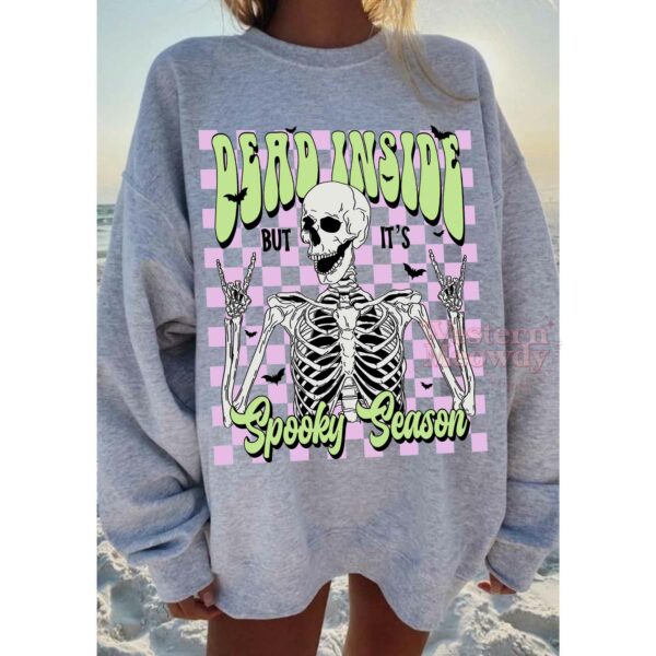 Dead Inside Spooky Season Halloween Shirt