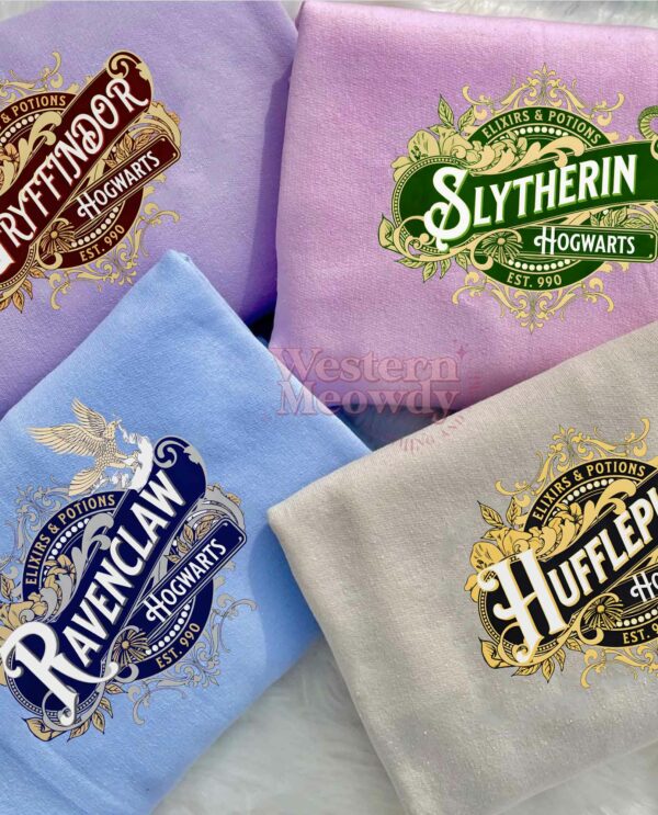 Retro Hogwarts Harry Potter House – Sweatshirt