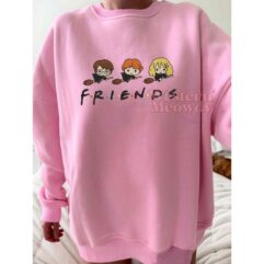 Harry Potter Ron Hermione Friends Embroidered Sweatshirt