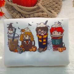 Harry Potter Hogwats Hermione Ron Halloween Sweatshirt Harry Potter Hogwats Hermione Ron Halloween Sweatshirt