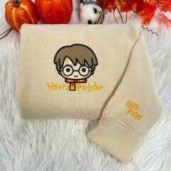 Cute Harry Potter Embroidered Sweatshirt