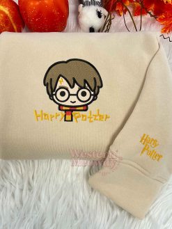 Cute Harry Potter Embroidered Sweatshirt