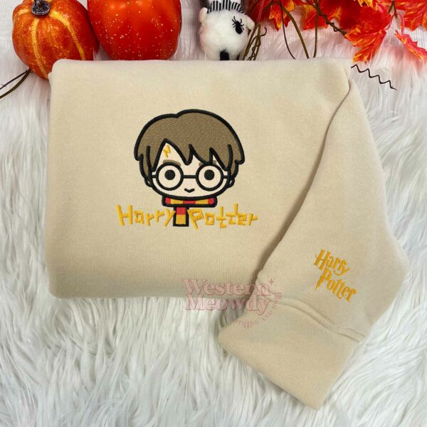 Cute Harry Potter Embroidered Sweatshirt