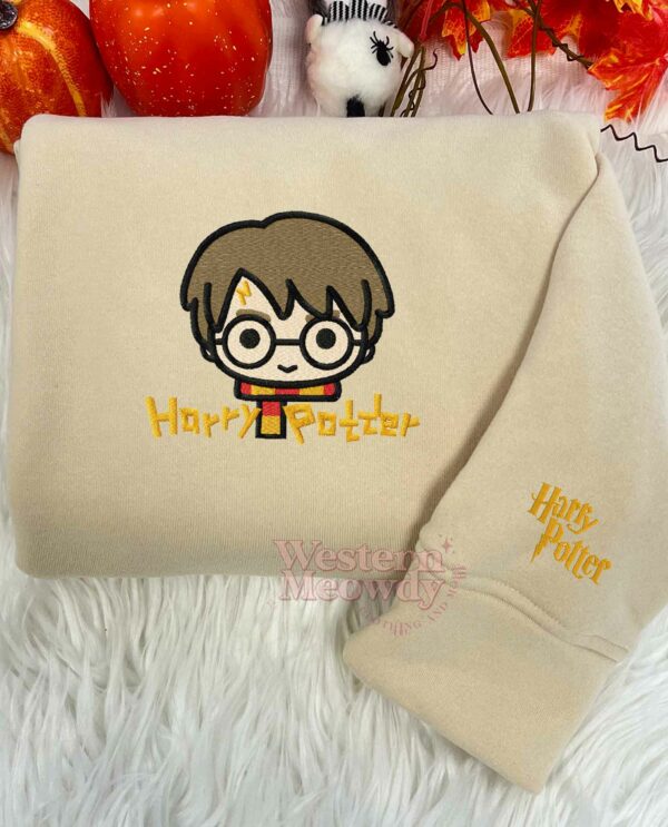 Cute Harry Potter Embroidered Sweatshirt