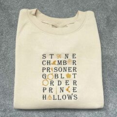 Harry Potter Words Embroidered Sweatshirt