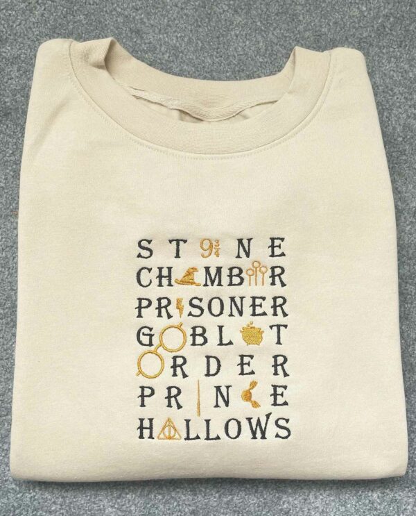 Harry Potter Words Embroidered Sweatshirt