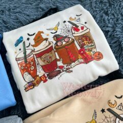 Gryffindor Hufflepuff Ravenclaw Slytherin House Coffee Cups Sweatshirt