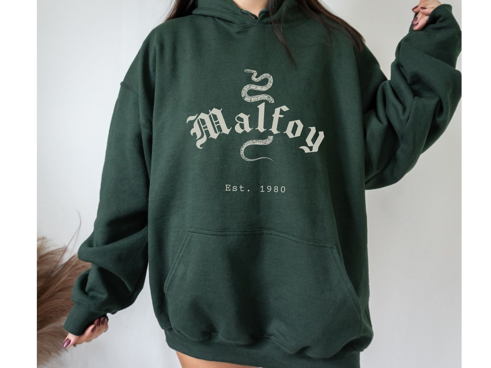 Draco Malfoy Slytherin House Sweatshirt - Western Meowdy