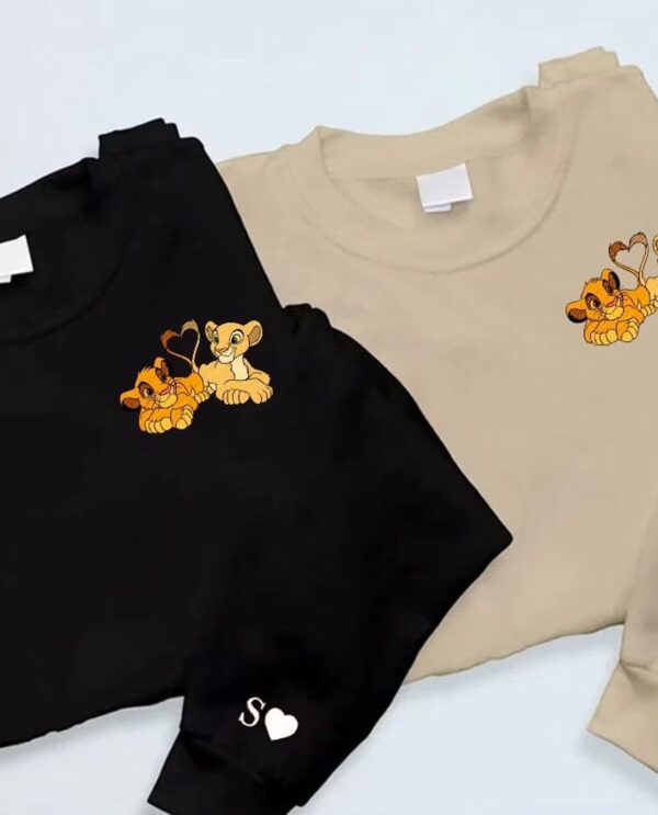 Lion King – Nala and Simba Ver5 Couple Sweatshirt