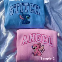 Stitch And Angel Couple Sweatshirt ver4