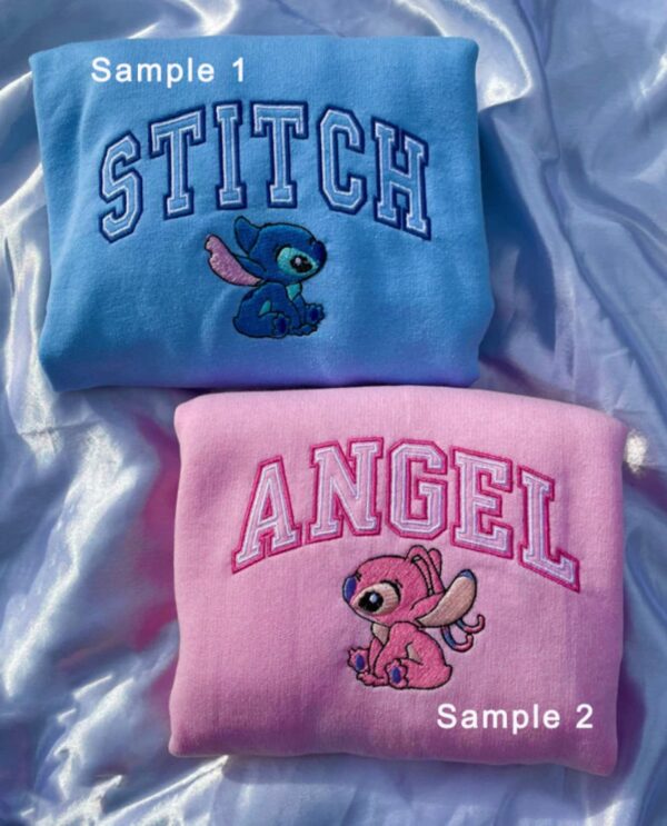 Stitch And Angel Couple Sweatshirt ver4
