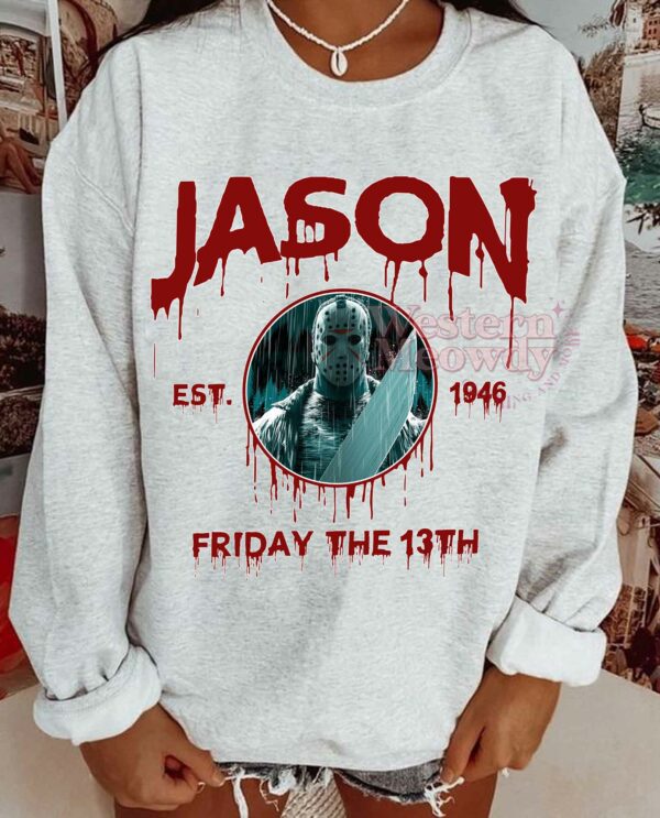 Jason Voorhees friday the 13th Est 1945 – Halloween Killer Shirt
