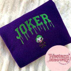 Joker Melt Embroidered Sweatshirt