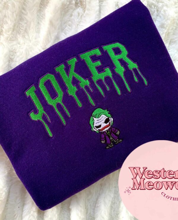 Joker Melt Embroidered Sweatshirt
