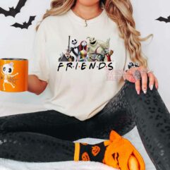 Nightmare Before Christmas Sally Jack and Friends Shirt