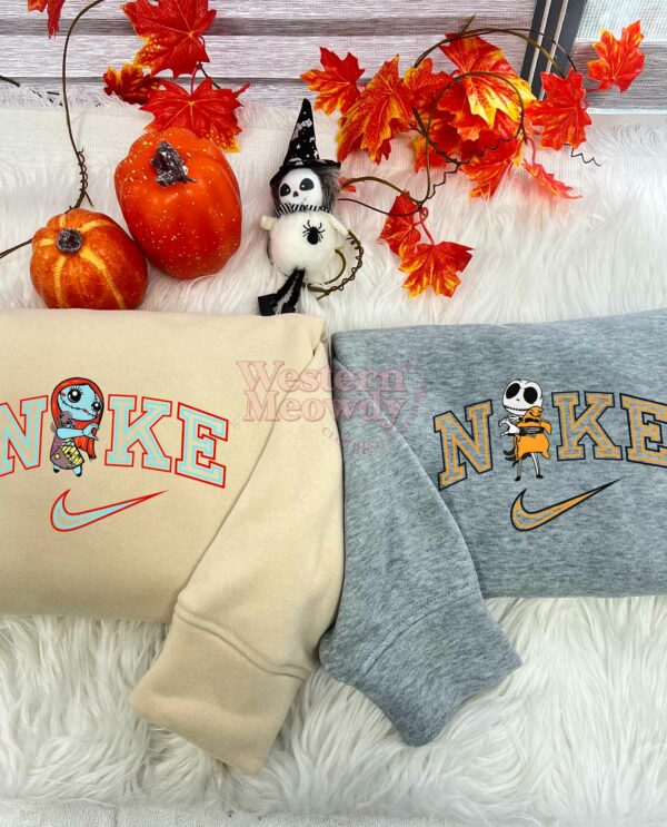 Nightmare Before Christmas Sally And Jack 2D Sweatshirt