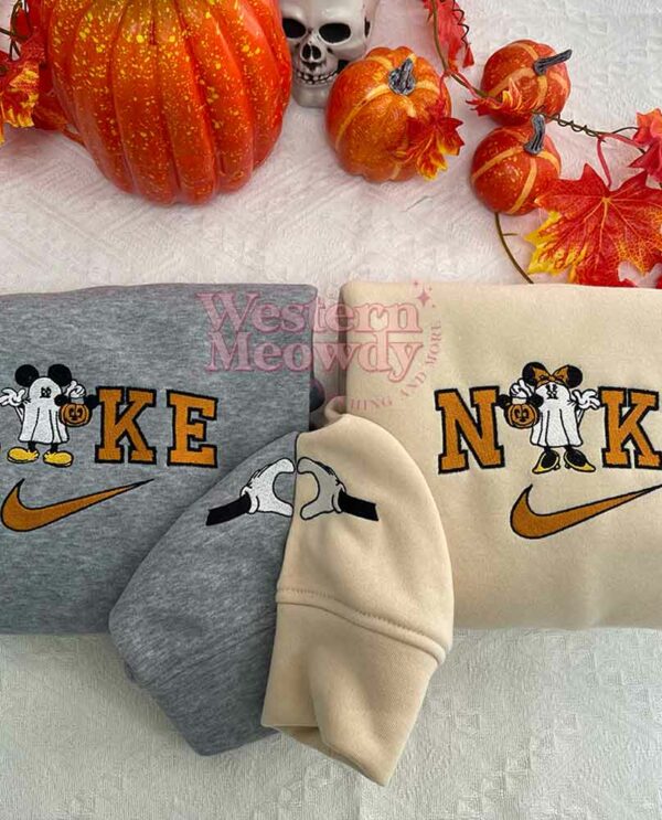 Mickey Mouse Ghost Couple Sweatshirt