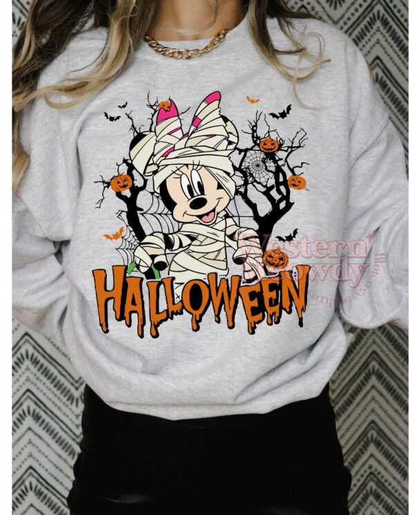 Walt Disney Minnie Ghost Halloween Shirt