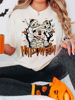 Disney Mickey Mouse Ghost Halloween Shirt