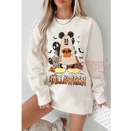 Mickey Minnie Mouse Ghost Halloween Shirt