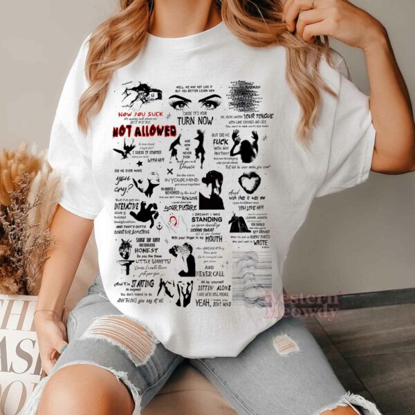 TV Girl Not Allowed Ver 4 Lyric Shirt