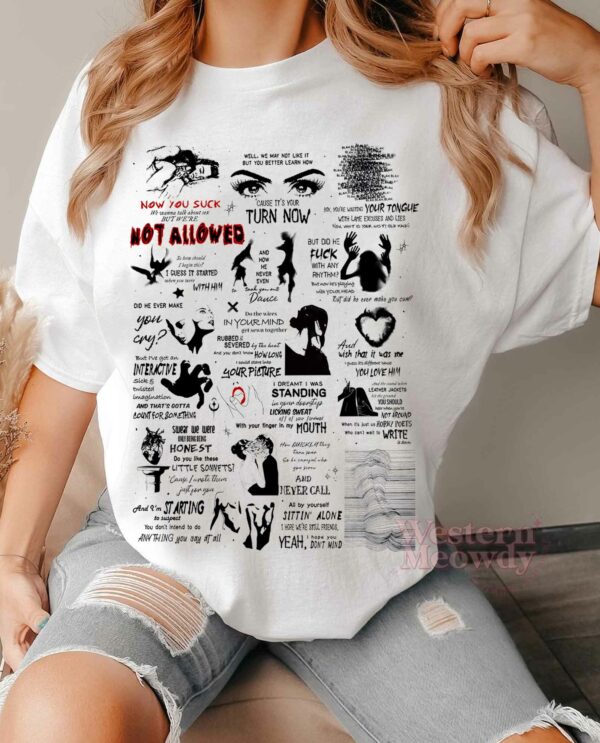 TV Girl Not Allowed Ver 4 Lyric Shirt