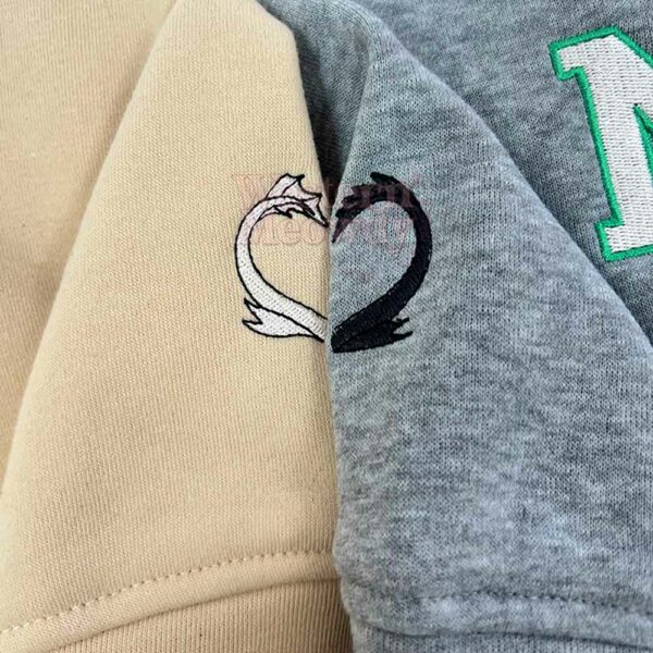 Toothless Dragon and Light Fury Couple Sweatshirt