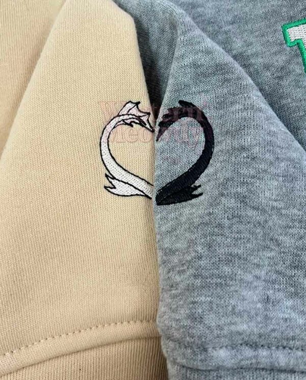 Toothless Dragon and Light Fury Couple Sweatshirt