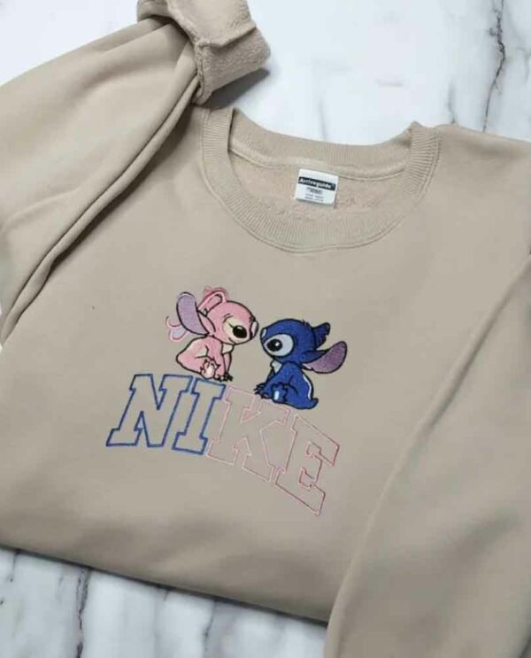 Stitch And Angel Couple Sweatshirt ver 7
