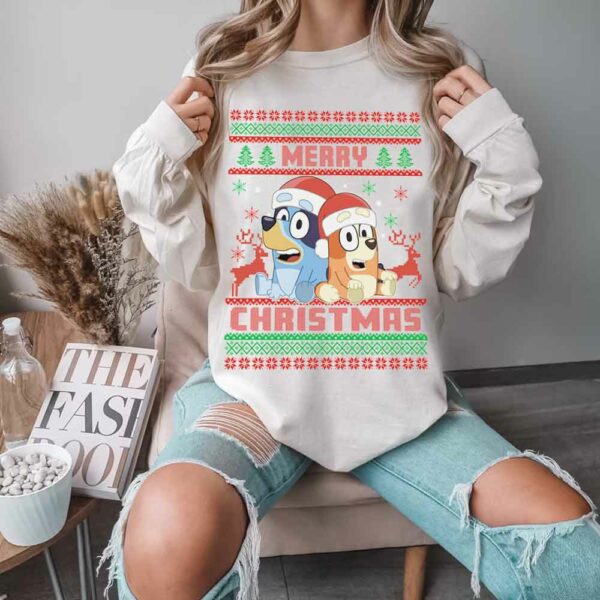 Bluey Merry Christmas Sweatshirt