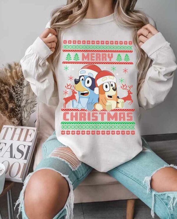 Bluey Merry Christmas Sweatshirt