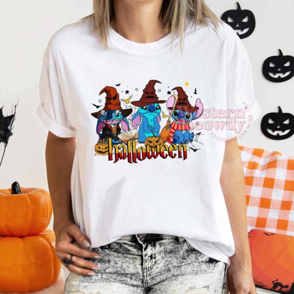 Harry Potter Ron Hermione Stitch Halloween Sweatshirt