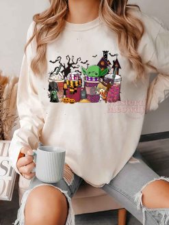 Harry Potter Stars War Coffee Cups Sweatshirt