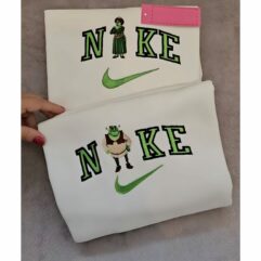 Shrek and Princess Fiona Couple Embroidered Sweatshirt Shrek and Princess Fiona Couple Embroidered Sweatshirt