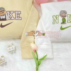 Carl And Ellie Up Movie Couple Embroidered Sweatshirt