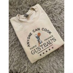Remy Ratatouille Gusteau’s Anyone can cook Embroidered Sweatshirt