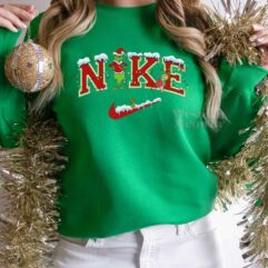 Grinch Snowman Christmas Sweatshirt