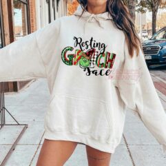 Resting Grinch Face Sweatshirt