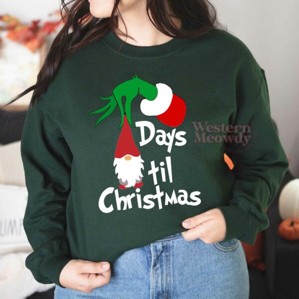 Grinch Days Til Christmas Sweatshirt