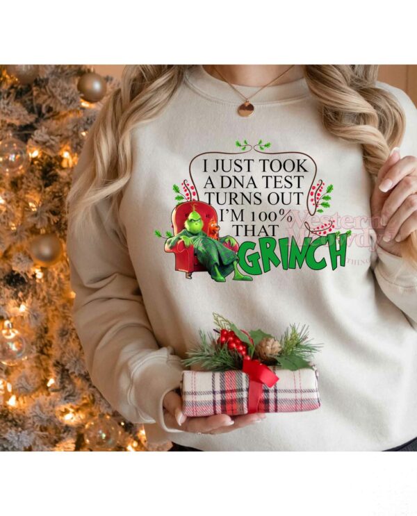 Grinch DNA Christmas Sweatshirt