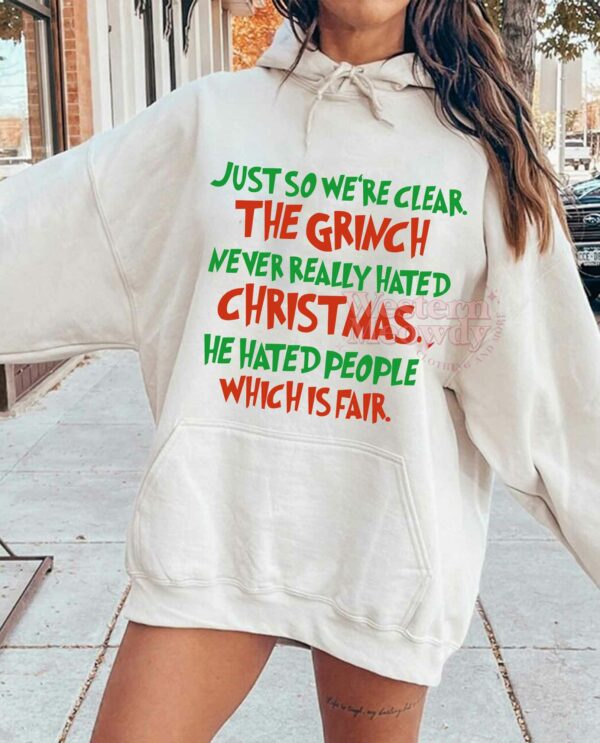 Grinch Hated People Sweatshirt