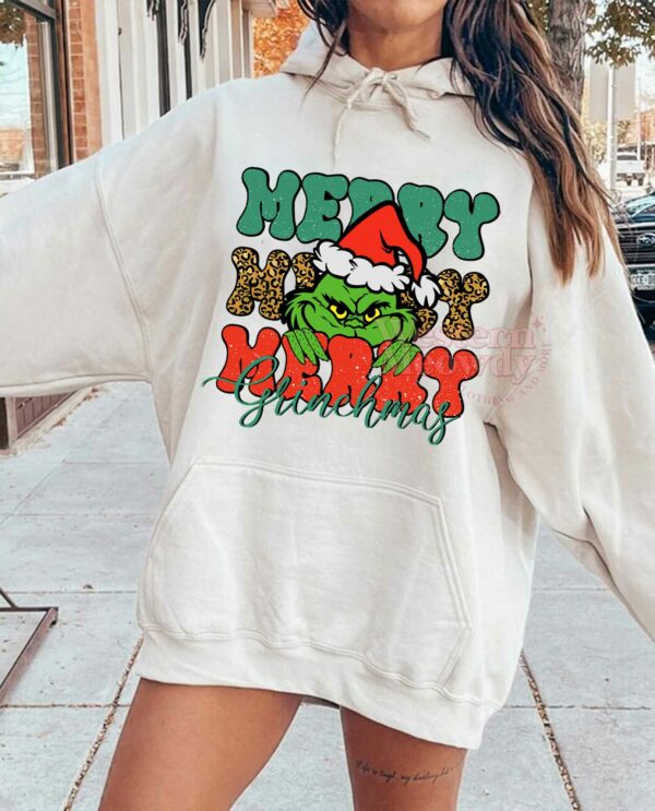 Grinch Merry Merry Merry Christmas Sweatshirt