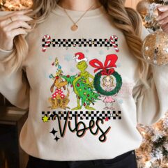 Funny Grinch Vibes Sweatshirt