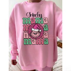 Grinchy Mama Grinch Christmas Sweatshirt