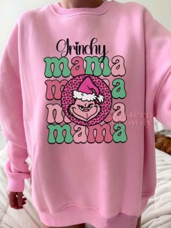 Grinchy Mama Grinch Christmas Sweatshirt