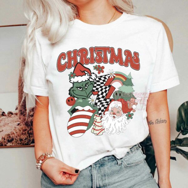 Grinch And Santa Claus Sweatshirt