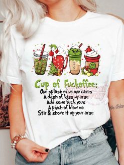 Christmas Grinch Cup Of Fuckoffee Sweatshirt