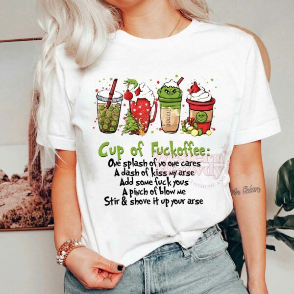 Christmas Grinch Cup Of Fuckoffee Sweatshirt