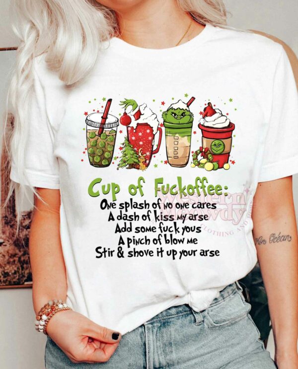 Christmas Grinch Cup Of Fuckoffee Sweatshirt